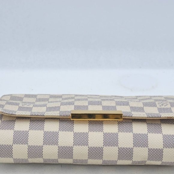 Favorite MM Damier Azur Shoulder Bag - Picture 5 of 10